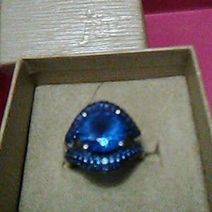 Blue Sapphire LC Ring 925 size 7.5